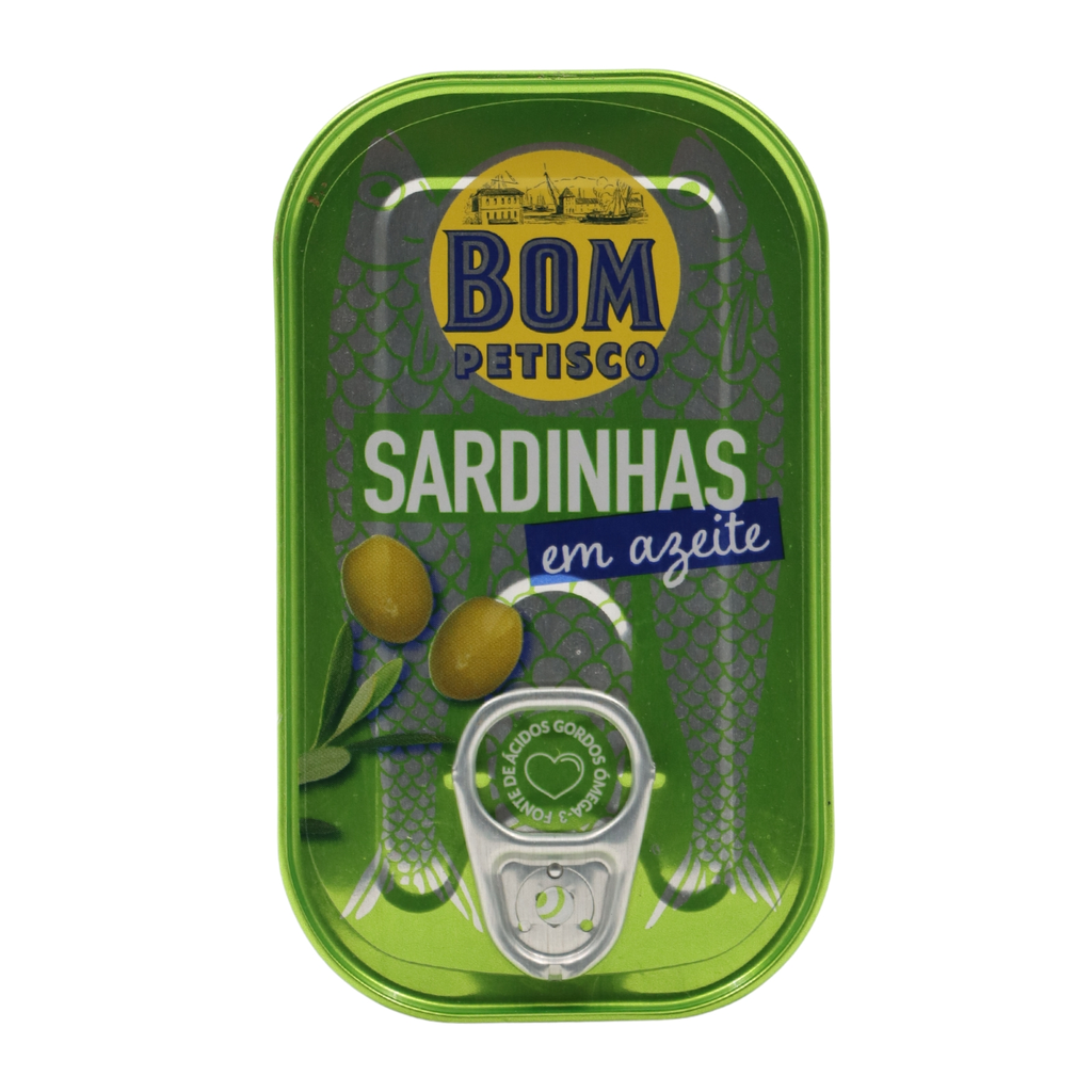 Bom petisco sardines à l'huile d’olive 120g Pack (30x120g)