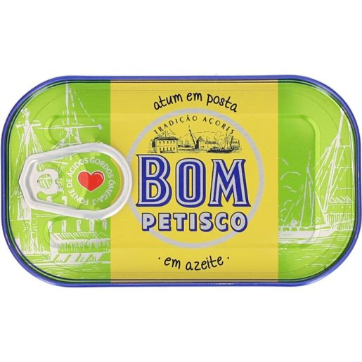 Bom petisco thon à l'huile BIO 120g Pack (30x120g)