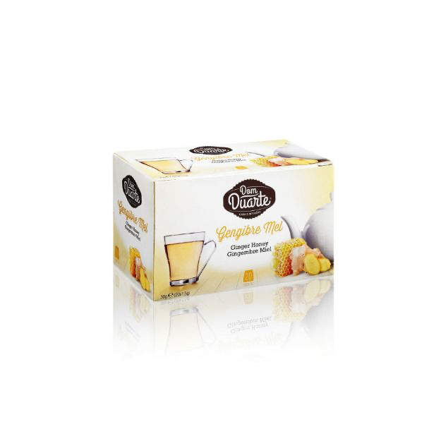 Dom Duarte thé gingembre & miel  Pack (20 pcs)