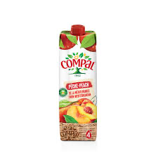 Compal jus de Pêche de Méditerranée 1L Pack (12x1L)