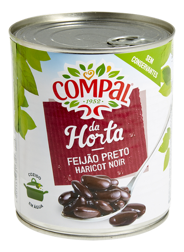 Compal haricots noirs (6x850g) 