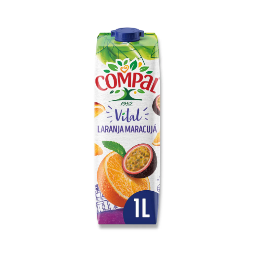 Compal jus orange-passion 1L 1L Pack(12x1L)