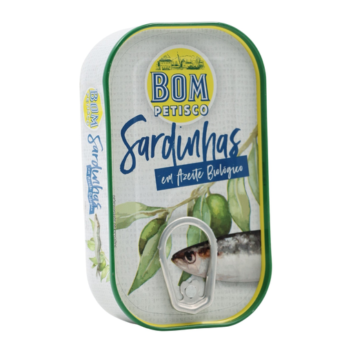 Bom petisco sardines à l'huile d'olive BIO 120g Pack (16x120g)