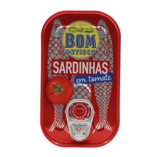 Bom petisco sardines tomate 120g Pack (16x120g)
