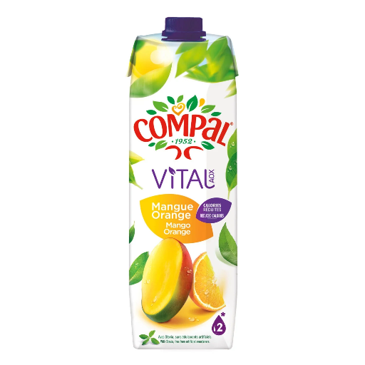 Compal jus d’Orange-mangue 1L Pack(12x1L)