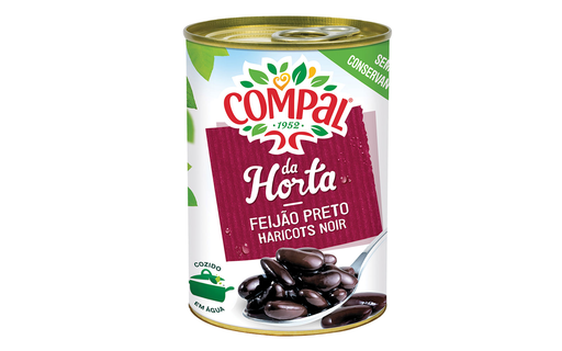 Compal haricots noirs 420g Pack (6x420g)
